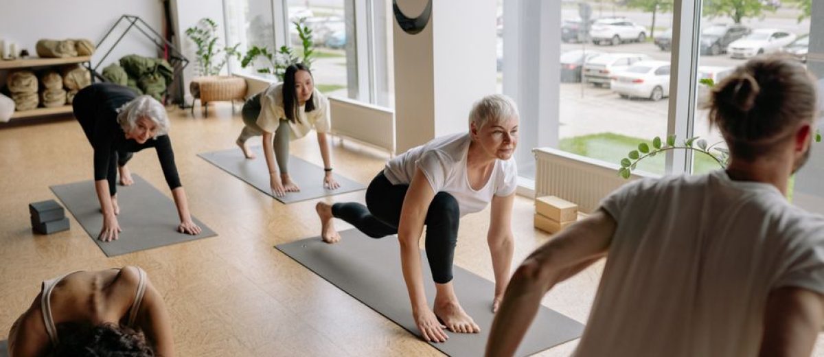 Yoga & wellness website example